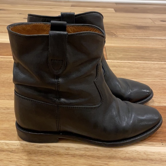 Isabel Marant Black Leather Crisi boots - Picture 3 of 14